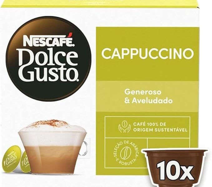 NESCAFÉ DOLCE GUSTO Café em Cápsula Cappuccino 10 Cápsulas