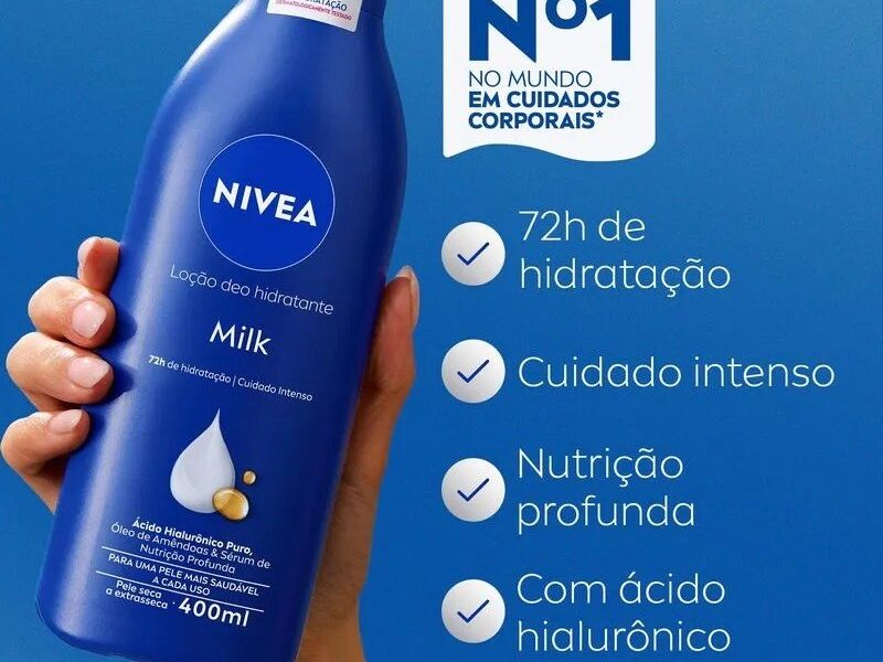 NIVEA Loção Hidratante Milk Pele Seca a Extrasseca 400ml