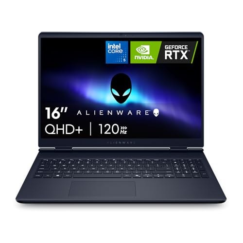Notebook Gamer Alienware Aurora 16″ WQXGA | Intel Core 5 | 16GB RAM | 512GB SSD | NVIDIA GeForce RTX 4050 | Windows 11 | AC16-C5210H-A20