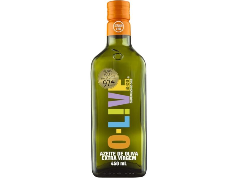 O-LIVE & Co, Azeite de oliva extra virgem, Chileno, vidro, 450ml