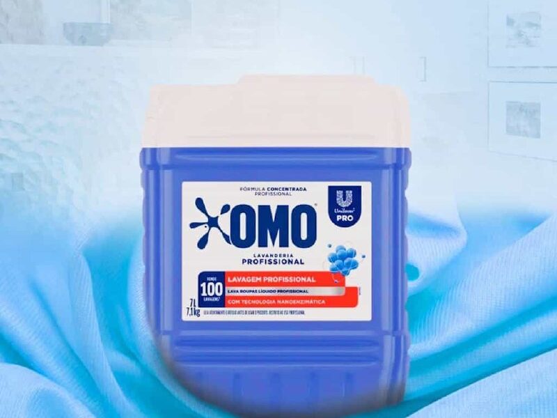 Omo Lava Roupas Líquido Lavanderia Profissional 7L – Sabão Líquido –