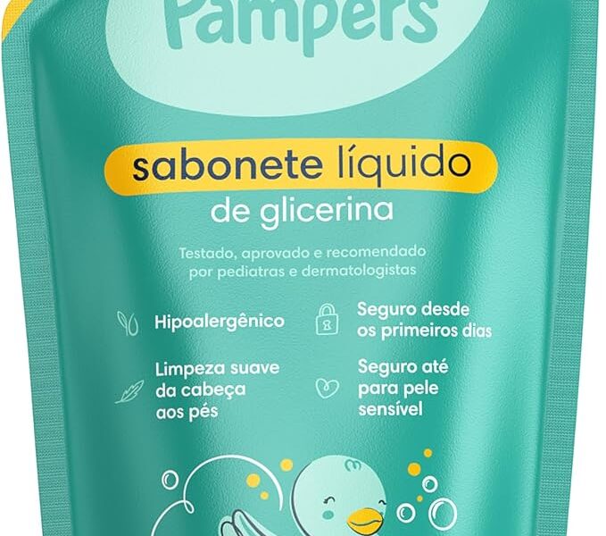 PAMPERS REFIL SABONETE LÍQUIDO GLICERINA 350ml