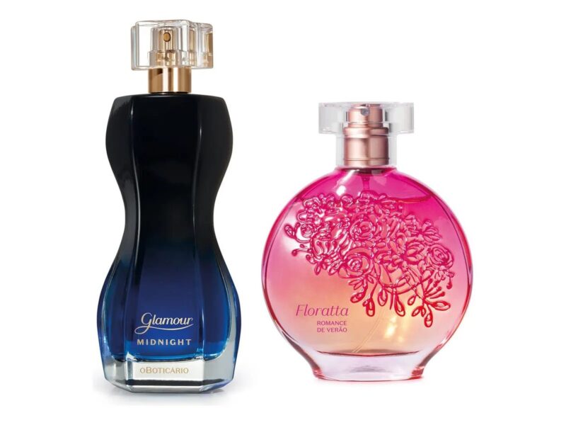 Perfumaria Dia E Noite: Floratta Romance De Verão 75ml + Glamour Midnight 75ml