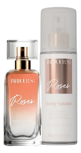 Perfume Capilar E Body Splash Roses Barbour&quots Beauty