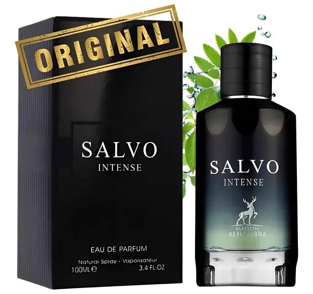 Perfume Masculino Arabe Salvo Intense 100ml Original C/ Nf