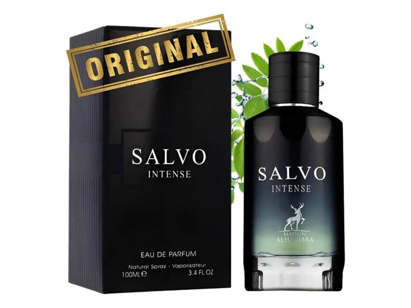 Perfume Masculino Arabe Salvo Intense 100ml Original C/ Nf