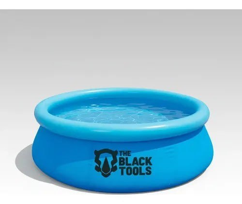 Piscina Inflável Circular The Black Tools 1400l Reforçada