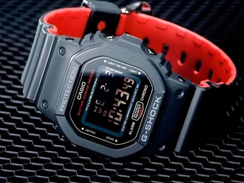 Relógio Casio G-shock Masculino Digital Dw-5600uhr-1dr