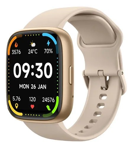 Relógio Smartwatch Bettdow FB028 Ip68 Bluetooth Cor Nude