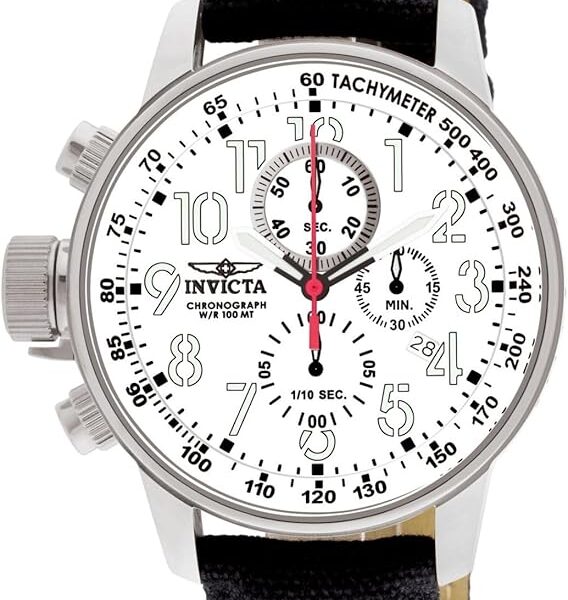 Relógio masculino Invicta 1514 Force Collection, aço inoxidável, com pulseira de tecido