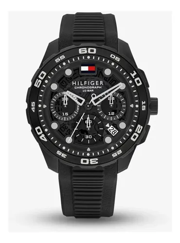 Relógio masculino Tommy Hilfiger TH-regatta 1792233 preto