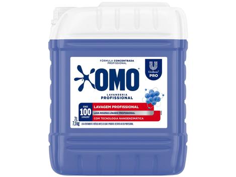 Sabão Líquido Omo 7L Lavanderia Profissional Lavagem Perfeita Profissional – Sabão Líquido –