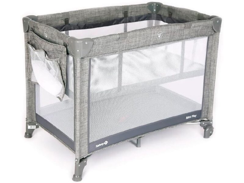 Safety 1st, Berço Mini Play, Grey Denim