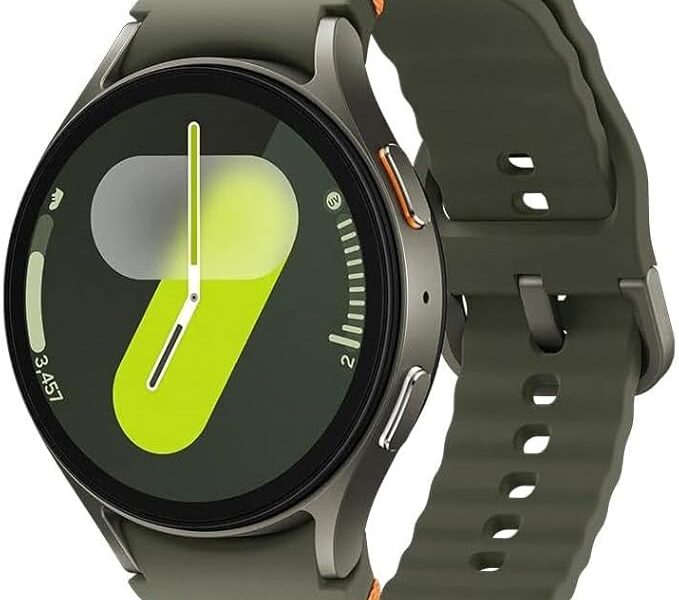 Samsung Galaxy Watch7 Smartwatch 44mm Bluetooth, Galaxy AI, Tela em Cristal de Safira, GPS de Dupla Frequência, Monitoramento avançado de saúde, sono e de coração, Processador de 3nm – Verde