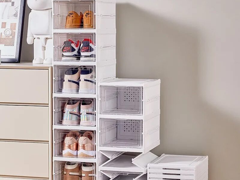 Sapateira Organizador Sapatos Empilhável Vertical 6 Andares