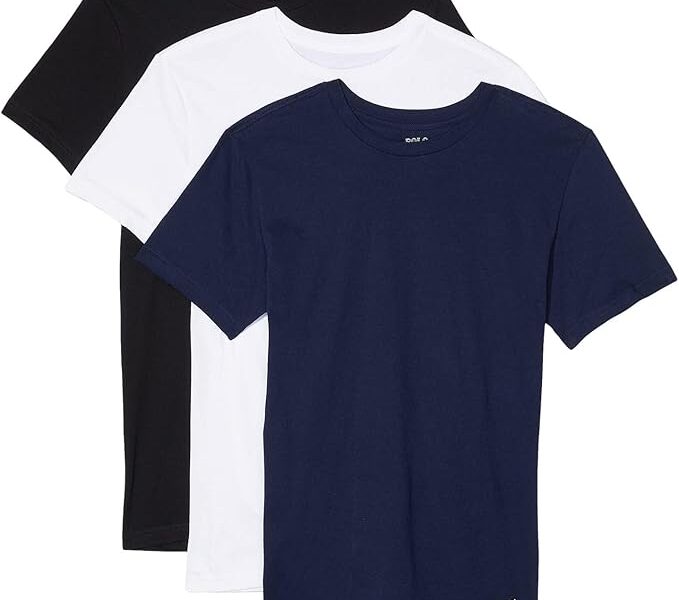Segunda pele Camiseta de algodão de modelagem justa, POLO RALPH LAUREN, Masculino
