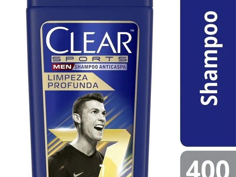 Shampoo Anticaspa Clear Men Sports by Cristiano Ronaldo Limpeza Profunda Mentol 400ml