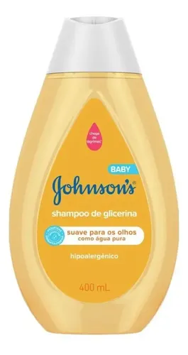 Shampoo Para Bebê Johnson&quots Baby De Glicerina 400ml