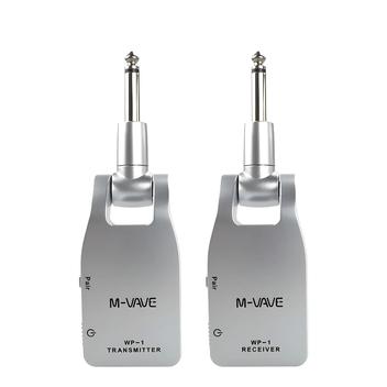 Sistema De Guitarra Sem Fio M-VAVE WP-1 Transmissor Receptor 2.4G Recarregável Alcance De 30M – Acessórios para TV –