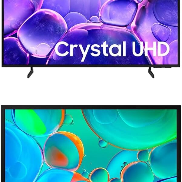 Smart TV 55″ Crystal UHD 4K U8100F + Smart TV 32″ HD H5000F
