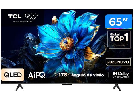 Smart TV 65″ TCL 4K UHD QLED 65P7K Google TV AiPQ Google Assistente 3 HDMI 1 USB – TVs –