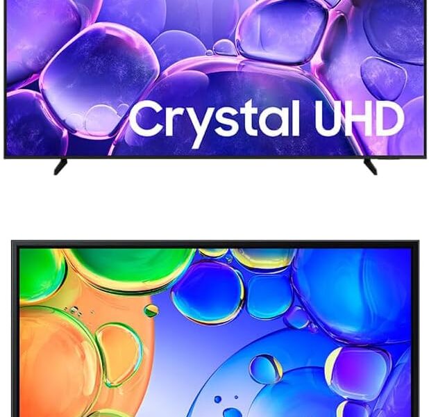 Smart TV 85″ Crystal UHD 4K + Smart TV-43″ QLED Full HD