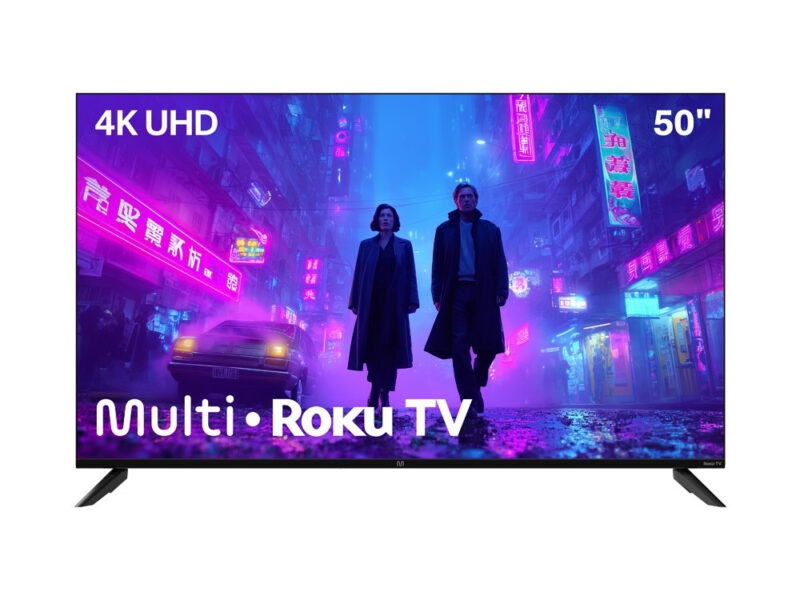 Smart TV DLED 50 4K Multi Roku 4HDMI 2USB Wi-Fi