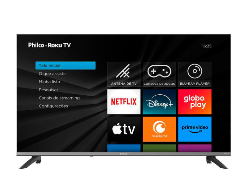 Smart TV LED 40″ FullHD Roku Dolby Audio Philco P40CRA na S por R$ 1.065,56