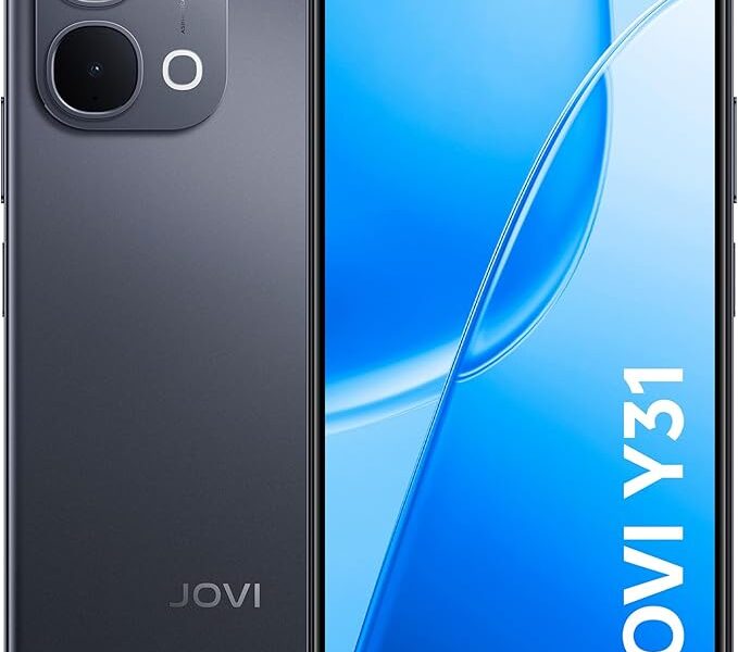 Smartphone JOVI Y31 256GB 8+8GB RAM Câmera 50MP Bateria 7200mAh – Preto