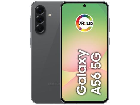 Smartphone Samsung Galaxy A56 256GB 5G 8GB RAM Preto 6,7″ Câm. Tripla + Selfie 12MP – Galaxy A56 –