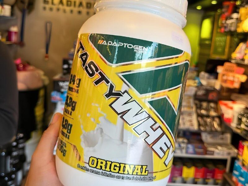 Suplemento em pó Tasty Whey Adaptogen Science proteínas sabor clásico 900g –