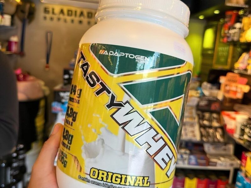 Suplemento em pó Tasty Whey Adaptogen Science proteínas sabor clásico 900g