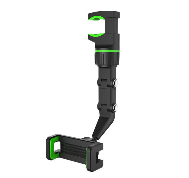 Suporte Celular Retrovisor 360 Graus Multifuncional Ajustável Veicular Carro Pronta Entrega