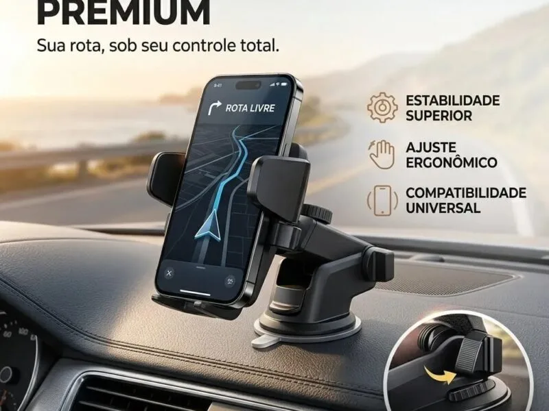 Suporte Celular Veicular Carro Ventosa Automatico Painel