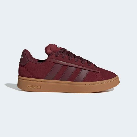 Tênis Couro Adidas Grand Court Alpha Masculino – Bordô | Netshoes