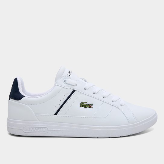 Tênis Lacoste Europa Pro Masculino – Branco+Azul | Netshoes