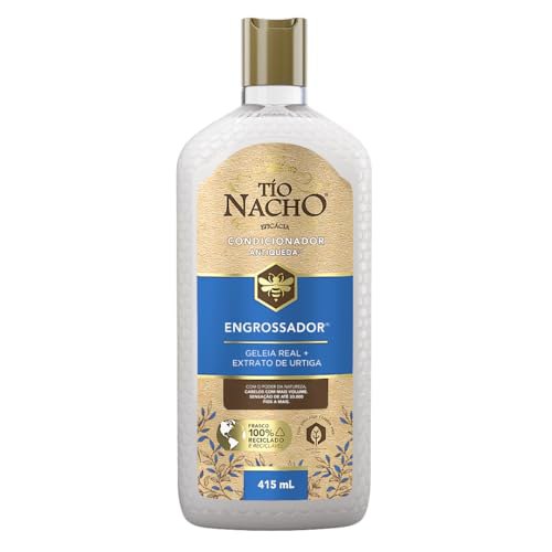 Tío Nacho Condicionador Engrossador Antiqueda para Cabelos Finos com Geleia Real e Capilgross – Mais Volume, Espessura e Força Capilar 415ml