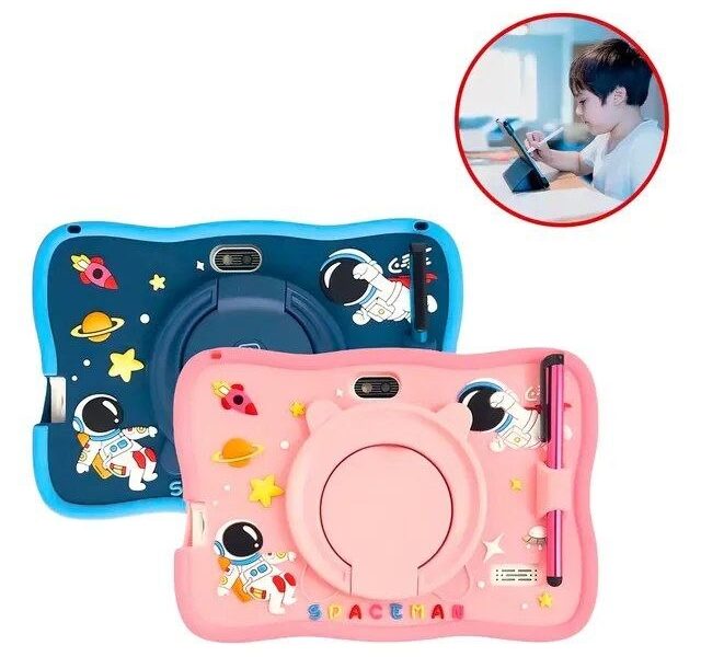 Tablet Mil07 Infantil Milli 6gb Ram + 128gb Astronauta Kids Rosa