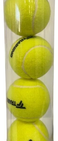 Tecnifibre Tubo de Bolas de Tênis Training New com 4 unidades
