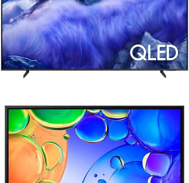 Vision AI TV 65″ QLED Ultra 4K QEF1 + Smart TV 43″ QLED Full HD
