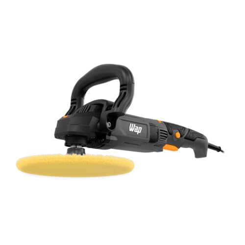 WAP Politriz Rotativa WF PR01 Ergonômica Com Empunhadura Angular 7” 1200W e 6 Velocidades 127V