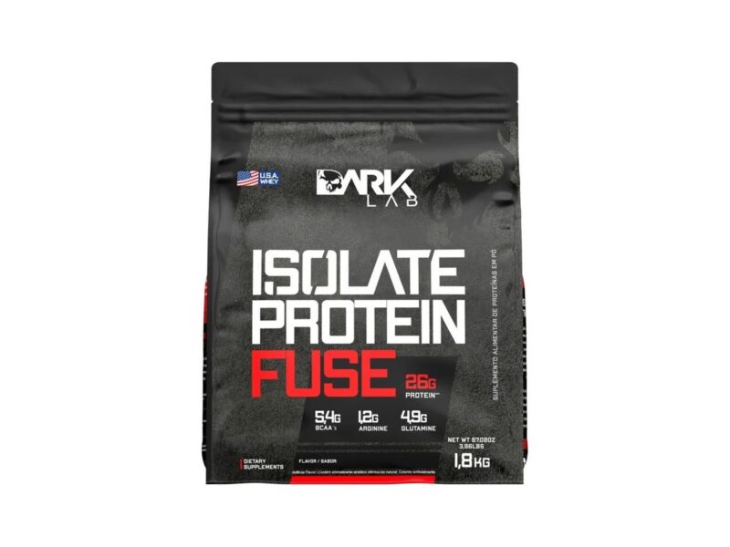 Whey Isolate Protein Fuse Refil 1,8kg Dark Lab – Mp Importad Sabor Cappuccino