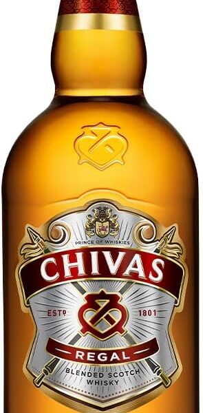 Whisky Chivas Regal 12 anos Blended Escocês – 1 litro