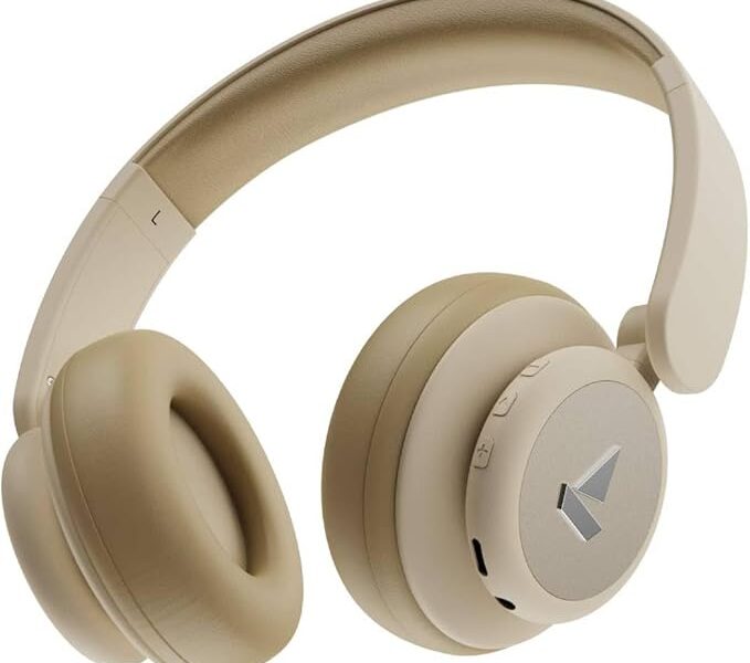 boAt Fone de Ouvido Bluetooth Sem Fio Rockerz 450 Bege