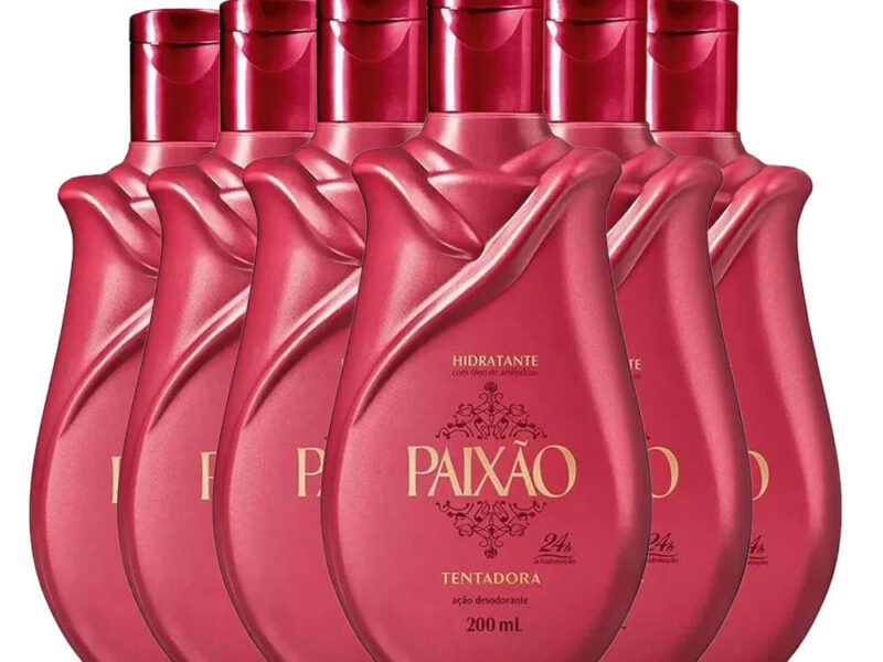 kit Loção Hidratante Paixão Tentadora 200ml – 6 Unidades