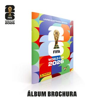 Álbum de Figurinhas Brochura Copa do Mundo FIFA 2026 EUA Panini Pré-Venda – Álbum de Figurinhas –