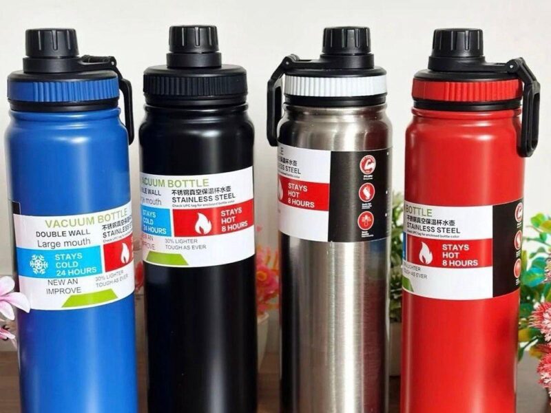 800mlgarrafa Térmica Água Squeeze Inox Academiaquente E Frio –