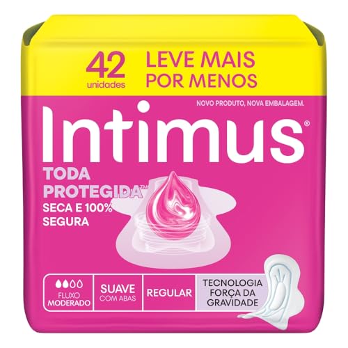 Absorvente Intimus Toda Protegida Dia Suave Com abas – 42 un