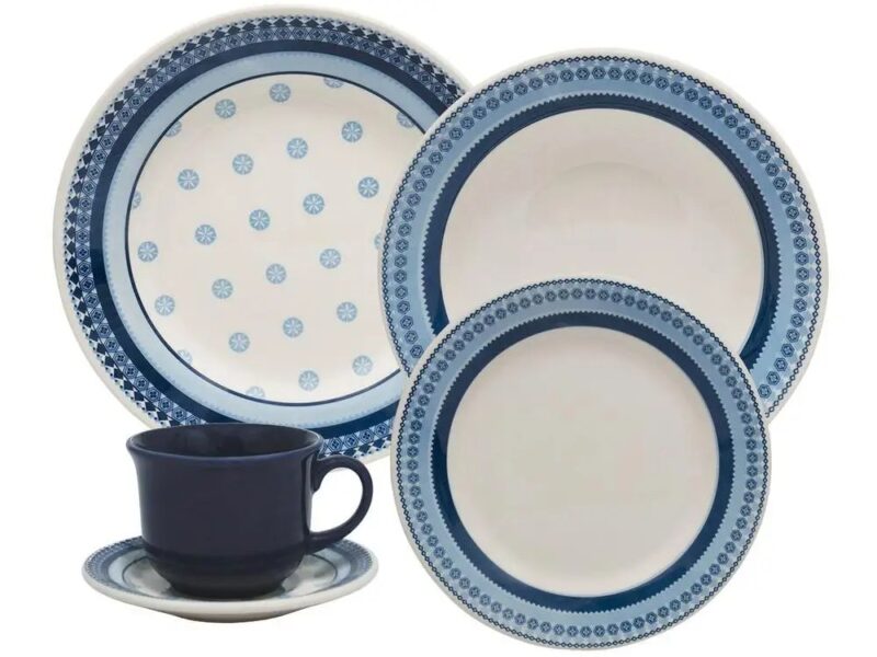 Aparelho de Jantar e Chá 20 Peças Biona de Cerâmica – AliExpress