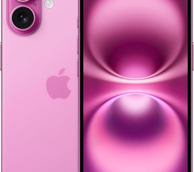 Apple iPhone 16 (128 GB) – Rosa